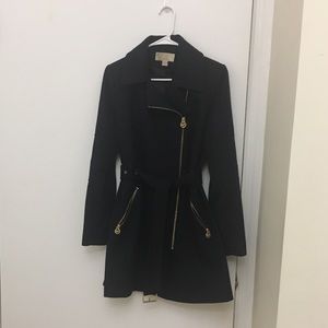 Micheal Kors asymmetrical wool coat